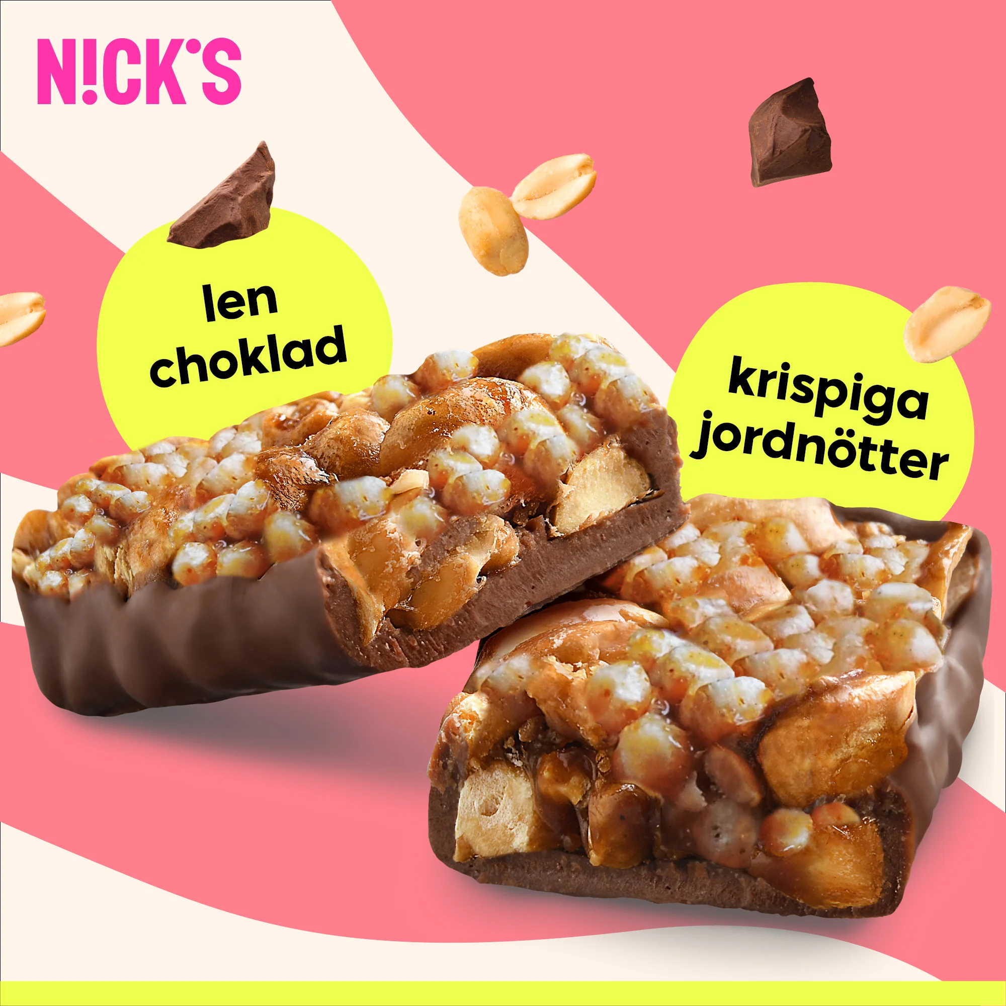 Nut bar peanut crisp 12 x 40g - Image 4