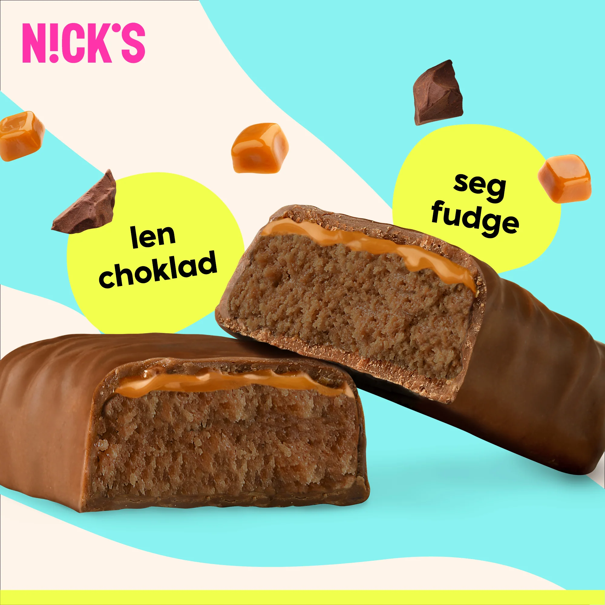 Protein bar choco fudge 12 x 50g - Image 4
